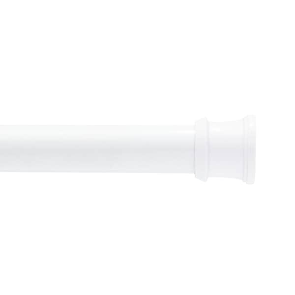 Kenney Mfg Twist & Fit No Tools Tension Shower Curtain Rod, 36-63in, White KN608C/10V2H - main